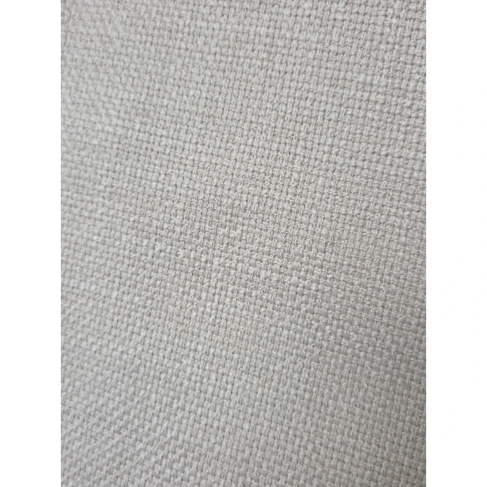 2 Ballard Designs Textured Linen Blend Lined Drapery Curtain Panels Ivory 53x84‎